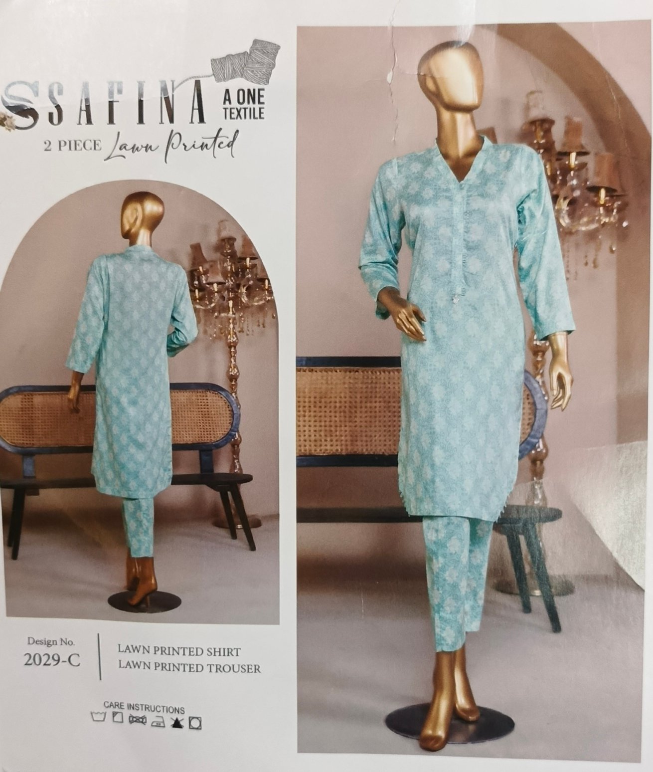 Safina 2 Pieces  Lawn